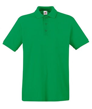 POLO PREMIUM ( FRUIT OF THE LOOM ) verde prato